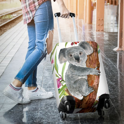 Australia Koala Luggage Cover 03 k7-LUGGAGE COVERS-HP Arts-Luggage Covers - Australia Koala Luggage Cover 03 K2-Small 18-22 in / 45-55 cm-Vibe Cosy™