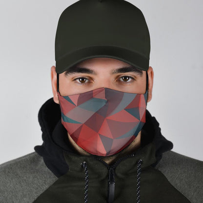 Polygon Face Mask with 5 Layer Filters-Amaze Style™-Face Mask - Polygon Face Mask with 5 Layer Filters-Adult Mask + 2 FREE Filters (Age 13+)-Vibe Cosy™
