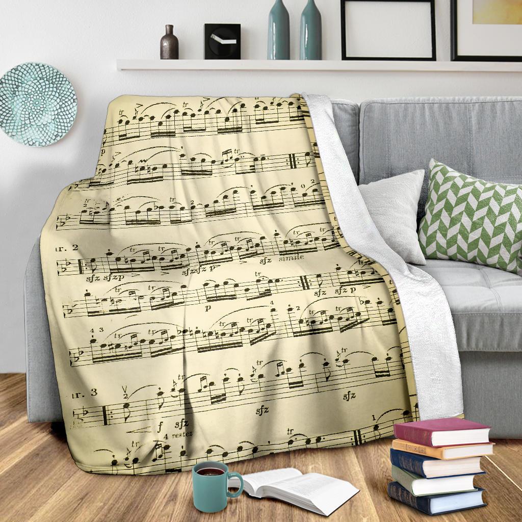 Spartito-Amaze Style™-Premium BlanketSpartito-Youth (56 x 43 inches / 140 x 110 cm)-Vibe Cosy™