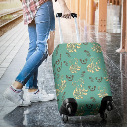 Australia Koala Luggage Covers NN8-LUGGAGE COVERS-HP Arts-Luggage Covers - Australia Koala Luggage Covers NN9-Small 18-22 in / 45-55 cm-Vibe Cosy™