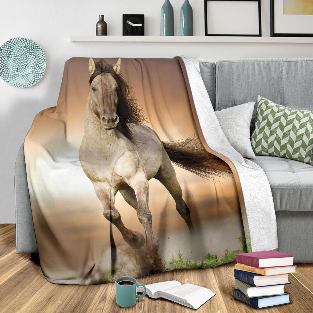 Cavallo Selvaggio-Amaze Style™-Premium BlanketCavallo Selvaggio-Youth (56 x 43 inches / 140 x 110 cm)-Vibe Cosy™