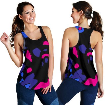Funky Prints Racerback Tanks-Amaze Style™-Racerback Tank Top - Funky Prints Racerback Tanks-XS-Vibe Cosy™
