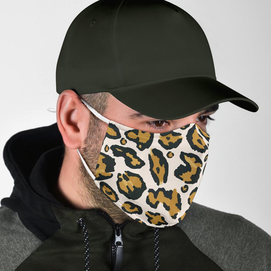 Cheetah Print Face Mask-Amaze Style™-Face Mask - Cheetah Print Face Mask-Adult Mask + 2 FREE Filters (Age 13+)-Vibe Cosy™