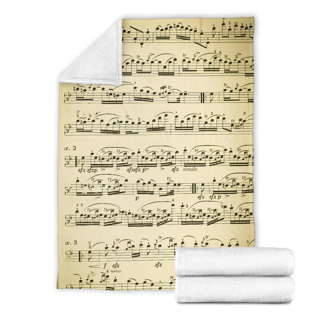 Spartito-Amaze Style™-Premium BlanketSpartito-Youth (56 x 43 inches / 140 x 110 cm)-Vibe Cosy™