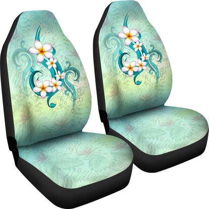 Hawaiian Car Seat Covers - Hawaii Plumeria Flower - AH - TH3-CAR SEAT COVERS-Alohawaii-Car Seat Covers-Universal Fit-White-Vibe Cosy™