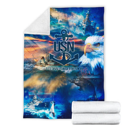 US Navy 3D All Over Printed Blanket