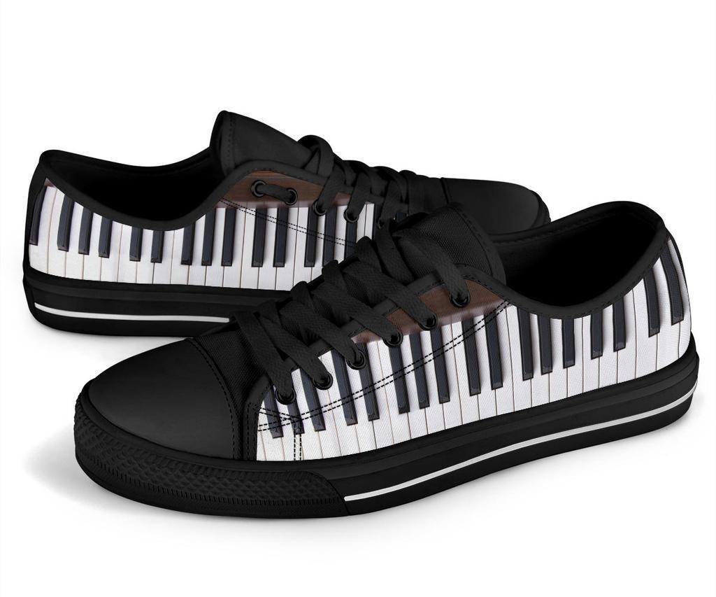 Piano Key Low Top Shoes HG01-Apparel-HG-US5 (EU38)-MEN'S LOW TOP-Vibe Cosy™
