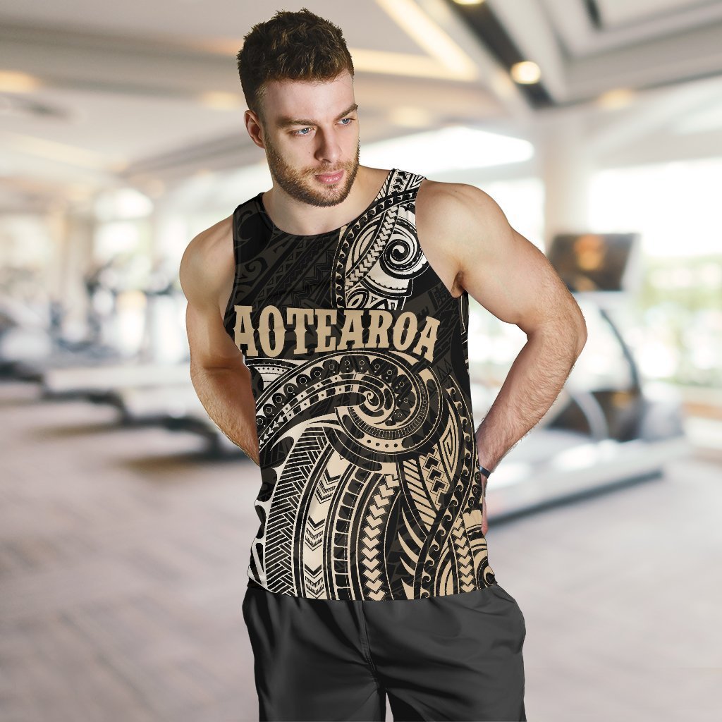 Maori Tattoo with Map New Zealand All Over Hoodie NVD-Apparel-Dung Van-Hoodie-S-Vibe Cosy™