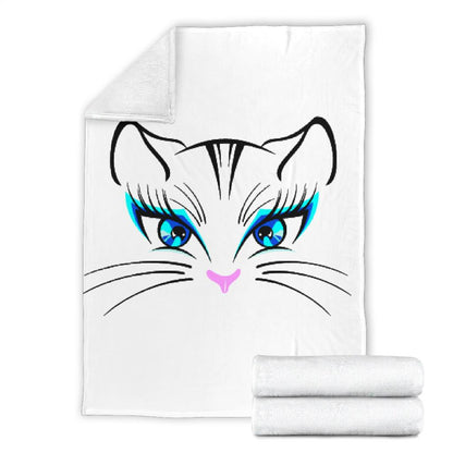 Occhi di Gatta-Amaze Style™-Premium BlanketOcchi di Gatta-Youth (56 x 43 inches / 140 x 110 cm)-Vibe Cosy™
