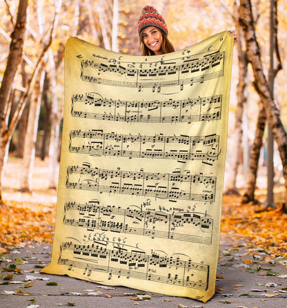 Vecchio Spartito - Coperta in Pile -Amaze Style™-placeholder-placeholder-Vibe Cosy™