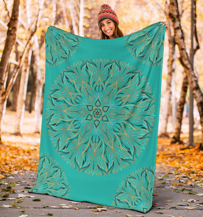 Mandala P1 (Tiffany Girl) - Throw Blankets-Amaze Style™-Premium BlanketMandala P1 (Tiffany Girl) - Throw Blankets-Youth (56 x 43 inches / 140 x 110 cm)-Vibe Cosy™