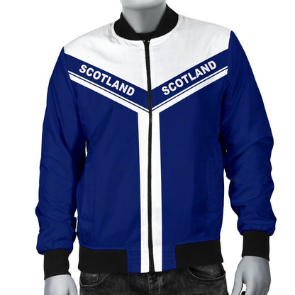 Scotland Spirit Bomber Jacket-HD09-Men's Bomber Jacket-S-Vibe Cosy™