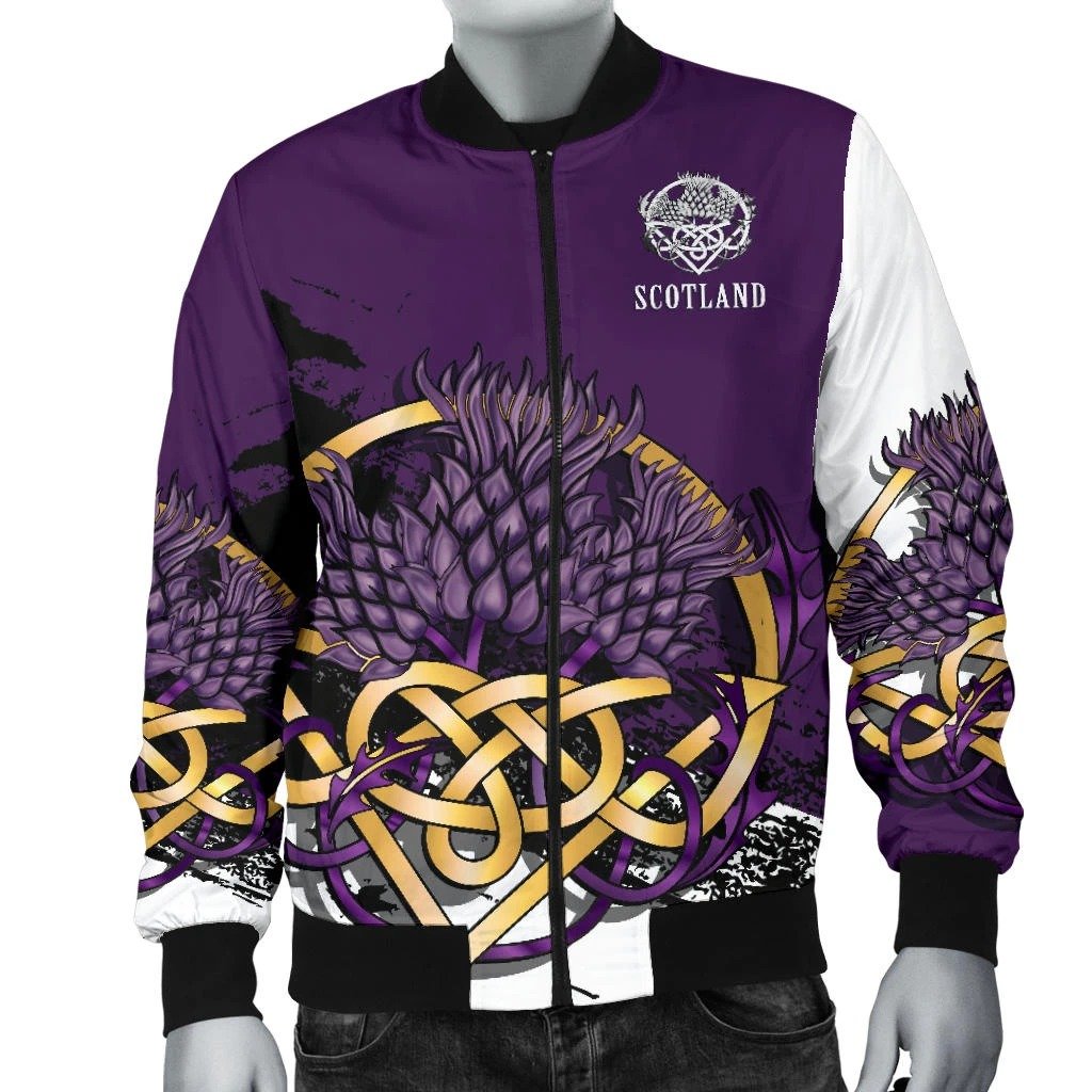 Scottish Thistle Celtic Special shirt for men & women-Apparel-PL8386-Bomber-S-Vibe Cosy™