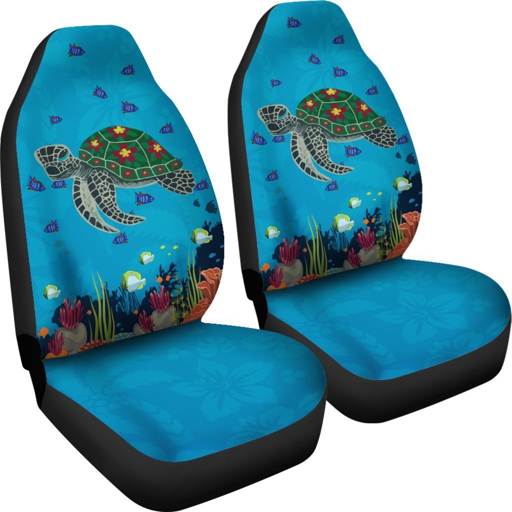 Turtle Car Seat Covers 01 - AH-CAR SEAT COVERS-Alohawaii-Car Seat Covers-Universal Fit-White-Vibe Cosy™