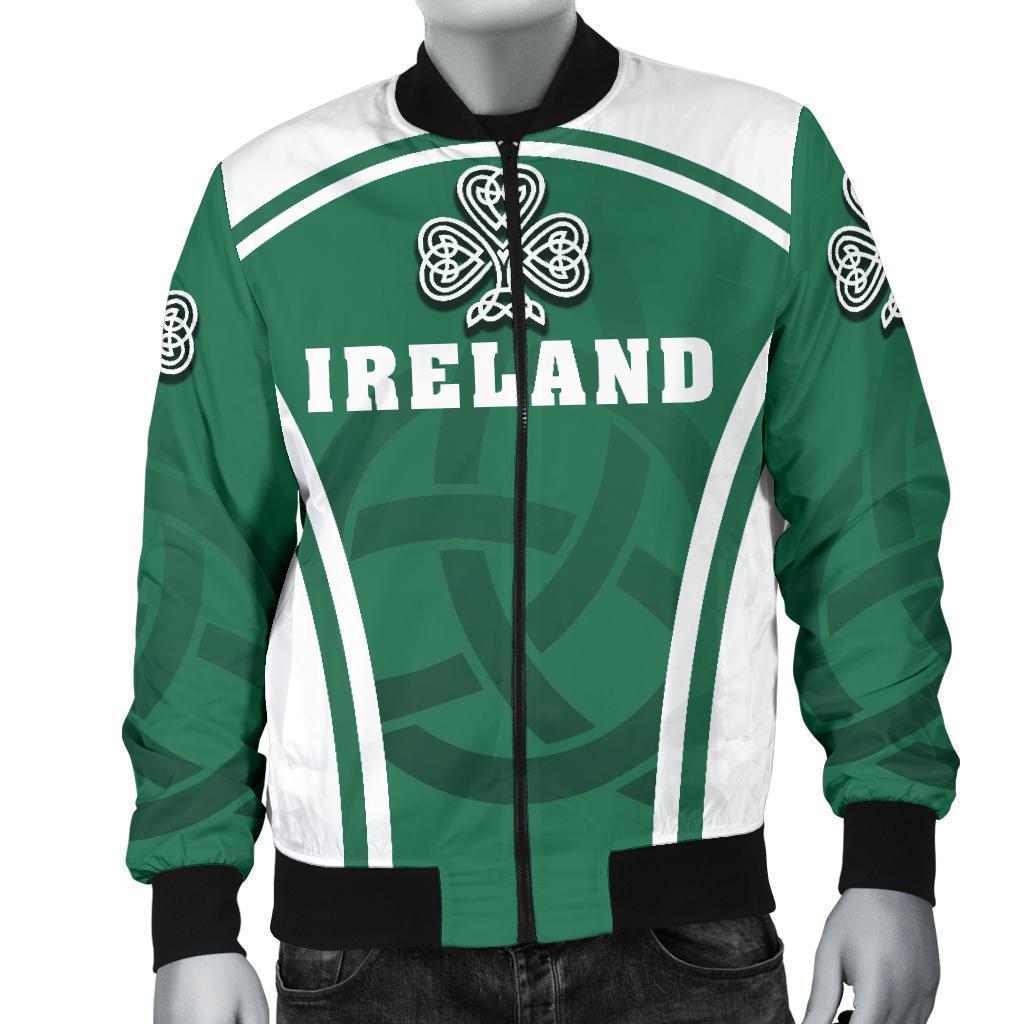 Ireland Women's Bomber Jaket - Sport Style-HD09-Men's Bomber Jacket-S-Vibe Cosy™