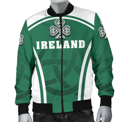 Ireland Women's Bomber Jaket - Sport Style-HD09-Men's Bomber Jacket-S-Vibe Cosy™