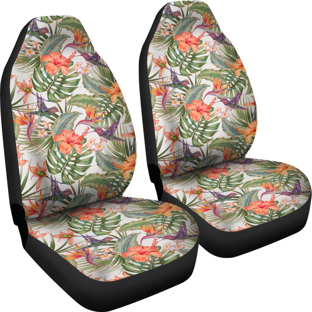 Hawaii Hibiscus Pattern Car Seat Covers 06 - AH - TH3-CAR SEAT COVERS-Alohawaii-Car Seat Covers-Universal Fit-White-Vibe Cosy™