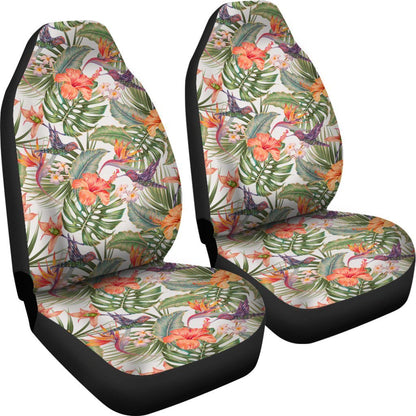 Hawaii Hibiscus Pattern Car Seat Covers 06 - AH - TH3-CAR SEAT COVERS-Alohawaii-Car Seat Covers-Universal Fit-White-Vibe Cosy™
