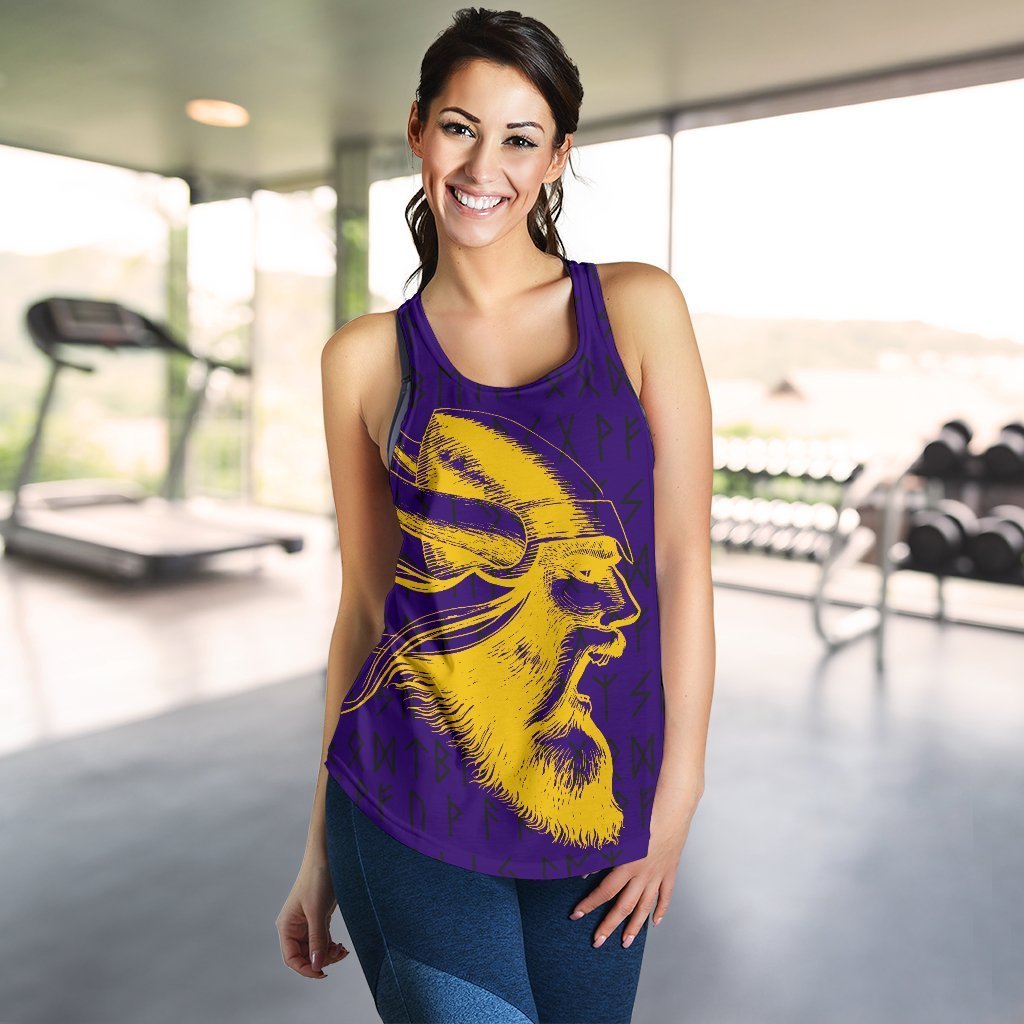 Vikings Warrior™ Women's Tank Top TH75-TANK TOPS-HP Arts-Tank Top-XS-Purple-Vibe Cosy™