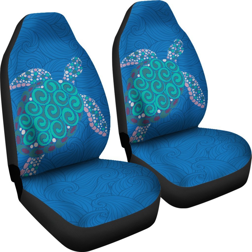 Turtle Car Seat Covers 03 - AH-CAR SEAT COVERS-Alohawaii-Car Seat Covers-Universal Fit-White-Vibe Cosy™
