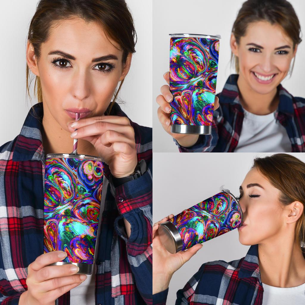 Abstract Oil Paintings P1 - Travel Tumbler-Amaze Style™-Tumbler - Abstract Oil Paintings P1 - Travel Tumbler-20oz Large-Vibe Cosy™
