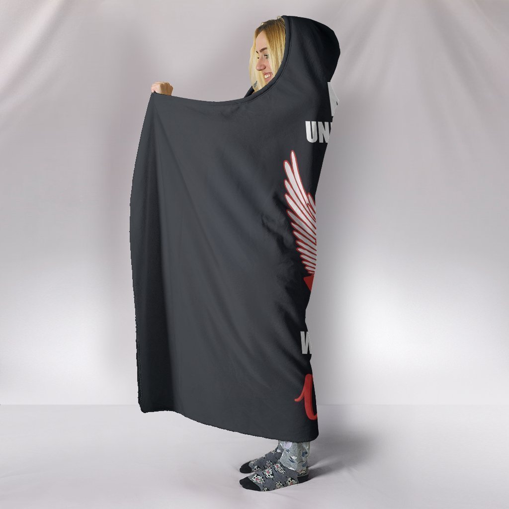 Custom Hoodie Blanket - Wolf Life-6teenth World™-Hooded Blanket-Youth 60"x45"-Vibe Cosy™