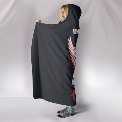 Custom Hoodie Blanket - Wolf Life-6teenth World™-Hooded Blanket-Youth 60"x45"-Vibe Cosy™