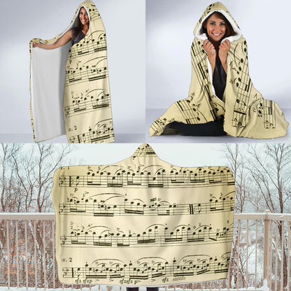 Spartito-Amaze Style™-Hooded BlanketSpartito-Youth 60"x45"-Vibe Cosy™