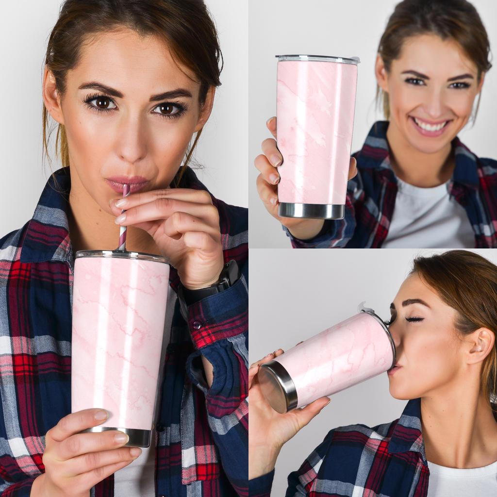Tumbler Watermark Pink-Amaze Style™-Tumbler - Tumbler Watermark Pink-20oz Large-Vibe Cosy™