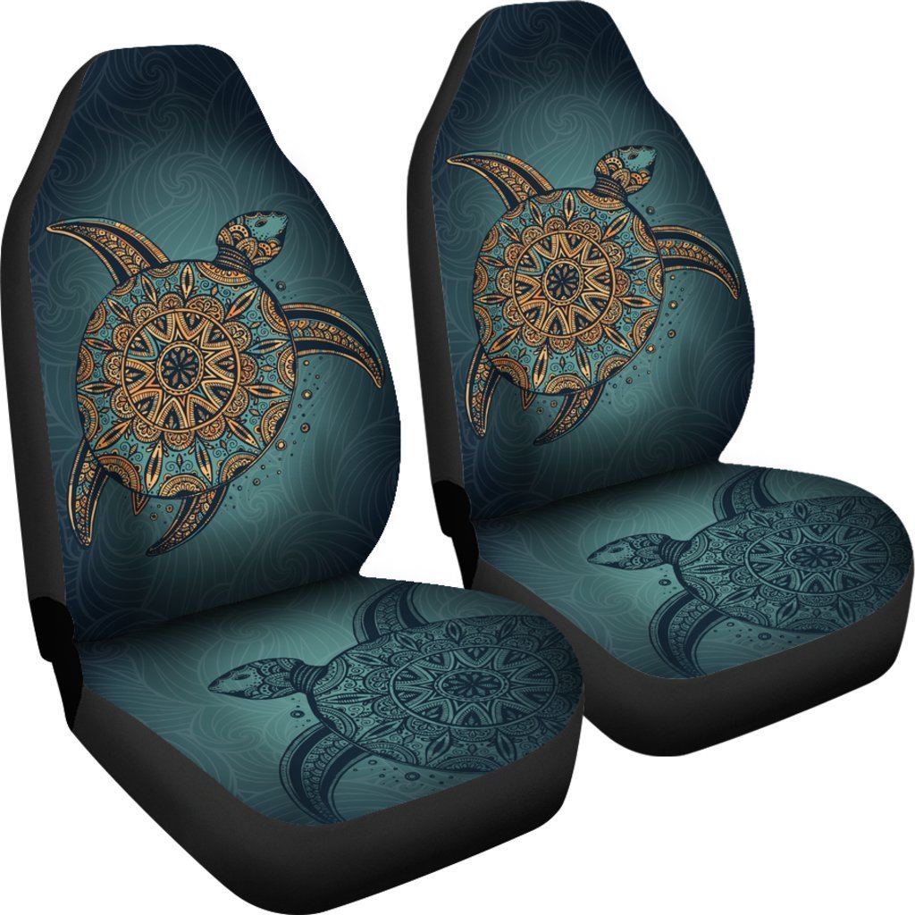 Turtle Car Seat Covers 02 - AH-CAR SEAT COVERS-Alohawaii-Car Seat Covers-Universal Fit-White-Vibe Cosy™