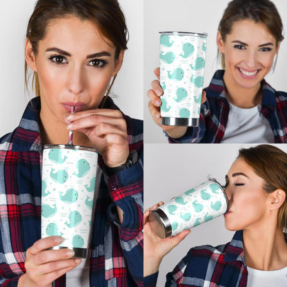 Tumbler Whales-Amaze Style™-Tumbler - Tumbler Whales-20oz Large-Vibe Cosy™