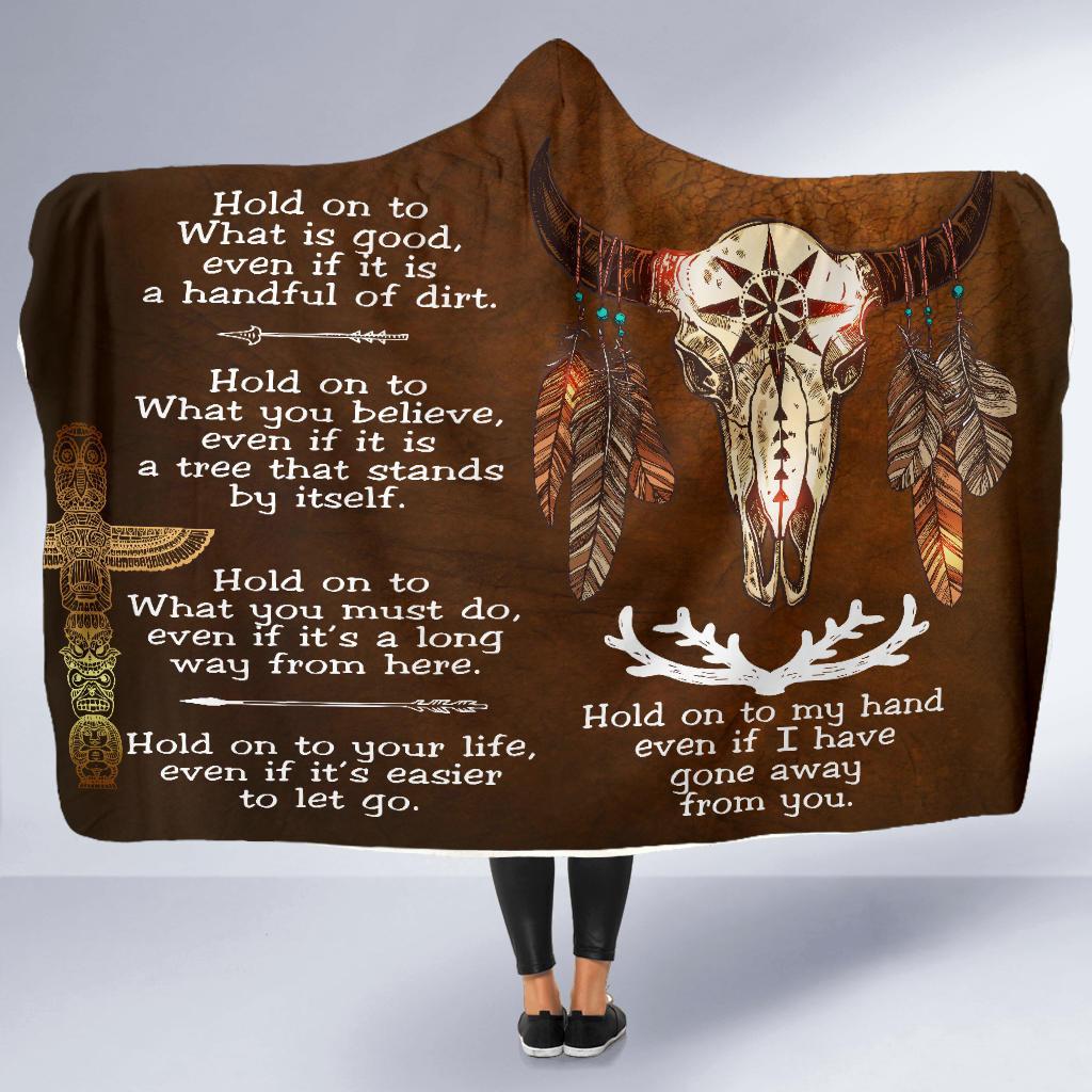 Native American Hooded Blanket