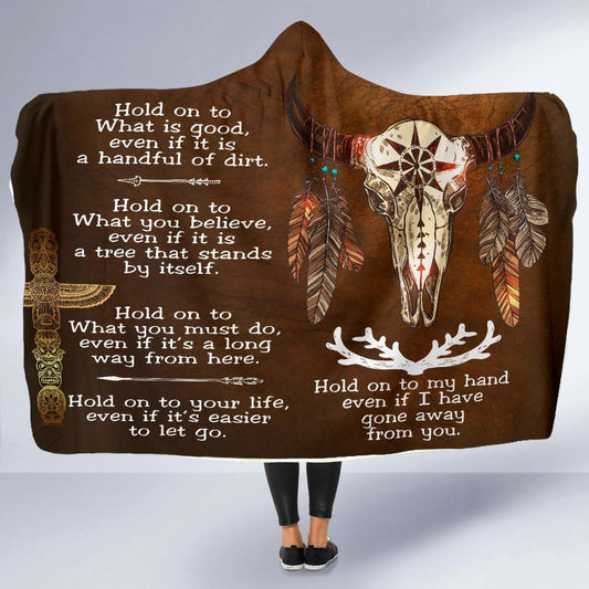 Native American Hooded Blanket
