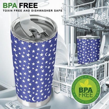 Tumbler Moon and Stars-Amaze Style™-Tumbler - Tumbler Moon and Stars-20oz Large-Vibe Cosy™