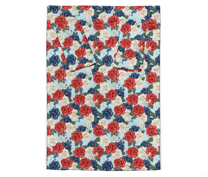 Roses sleeve blanket-Amaze Style™-Sleeve Blanket - Roses sleeve blanket-Adult 69"X53"-Vibe Cosy™
