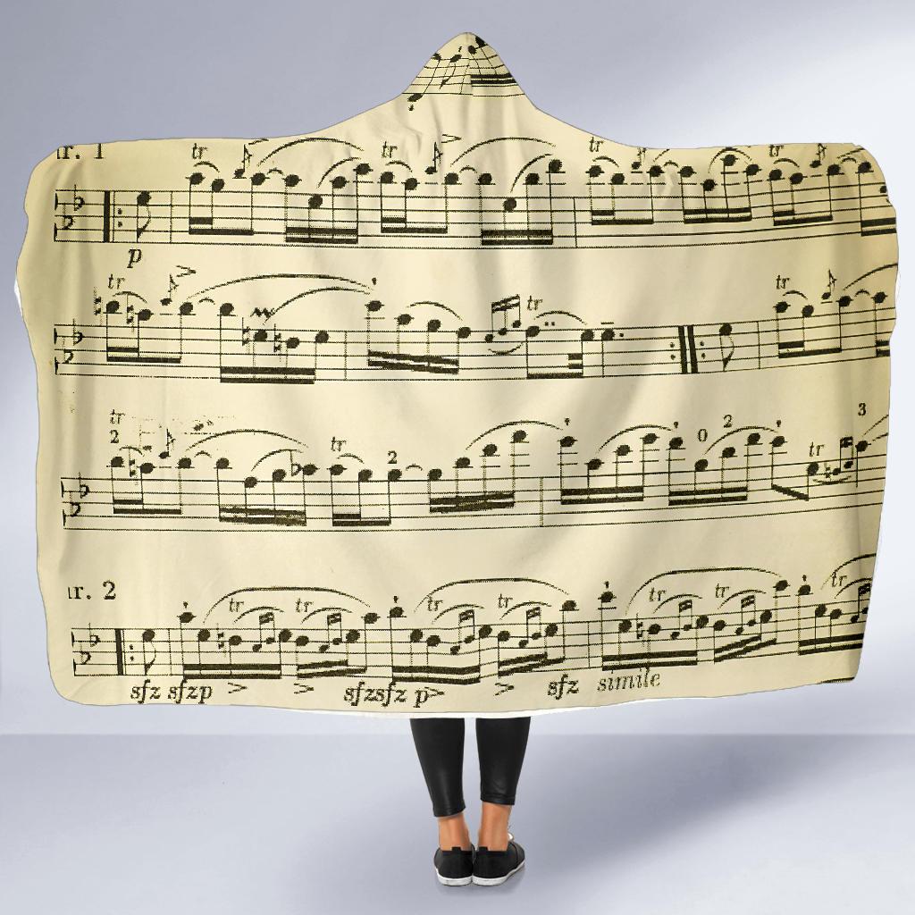 Spartito-Amaze Style™-Hooded BlanketSpartito-Youth 60"x45"-Vibe Cosy™