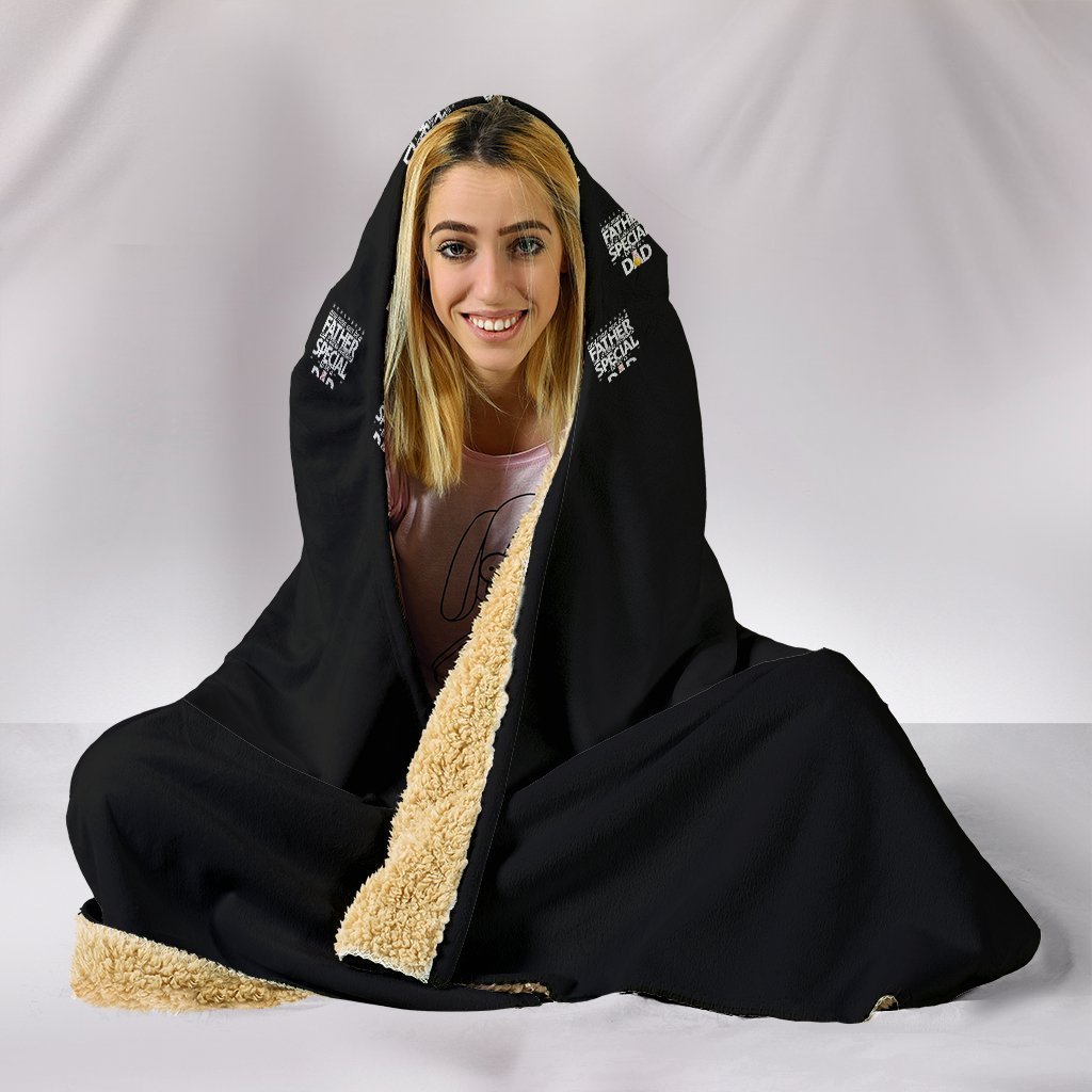Custom Hoodie Blanket For a Special Dad-6teenth World™-Hooded Blanket-Youth 60"x45"-Vibe Cosy™