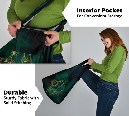 Sun Moon Reusable Grocery Bags Set-Amaze Style™-Sun Moon Reusable Grocery Bags Set-Vibe Cosy™