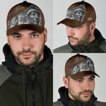 Personalized Name Native American Classic Cap