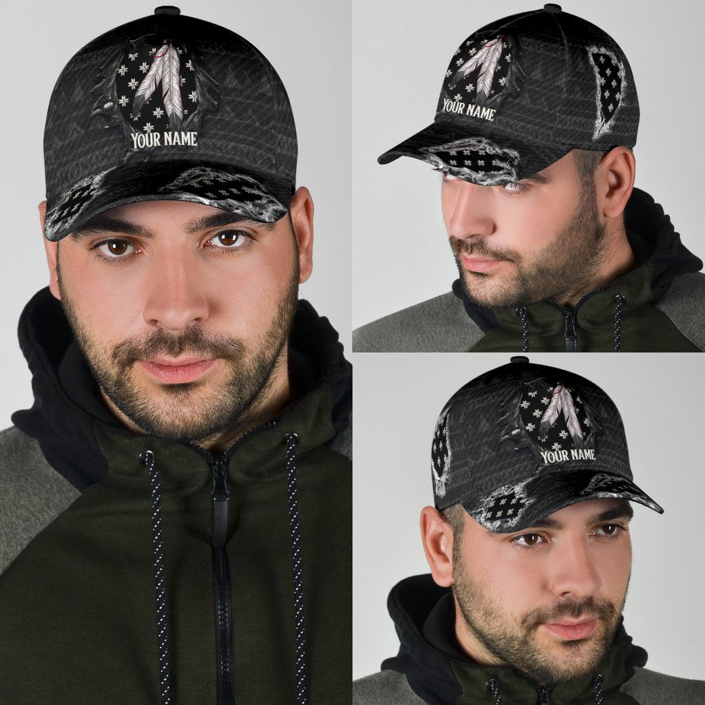 Personalized Name Native American Classic Cap