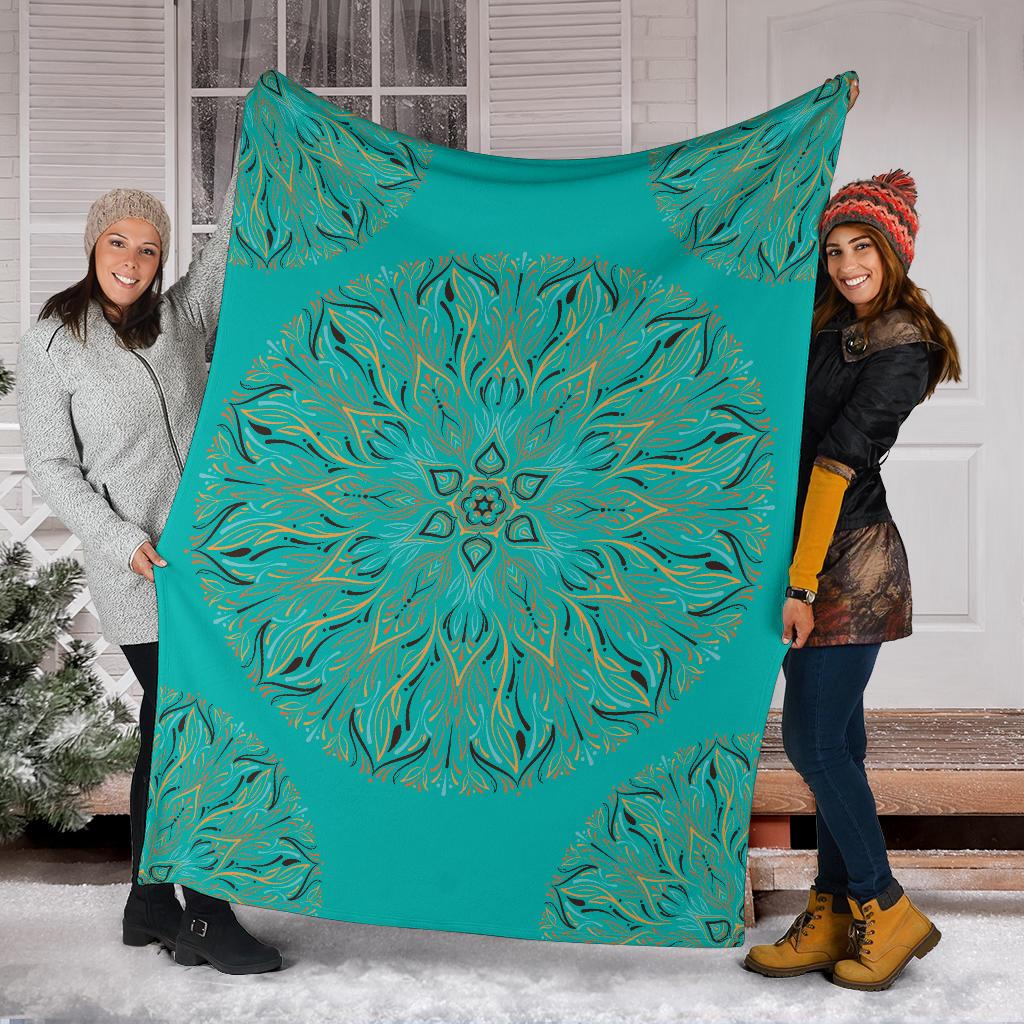 Mandala P1 (Tiffany Girl) - Throw Blankets-Amaze Style™-Premium BlanketMandala P1 (Tiffany Girl) - Throw Blankets-Youth (56 x 43 inches / 140 x 110 cm)-Vibe Cosy™