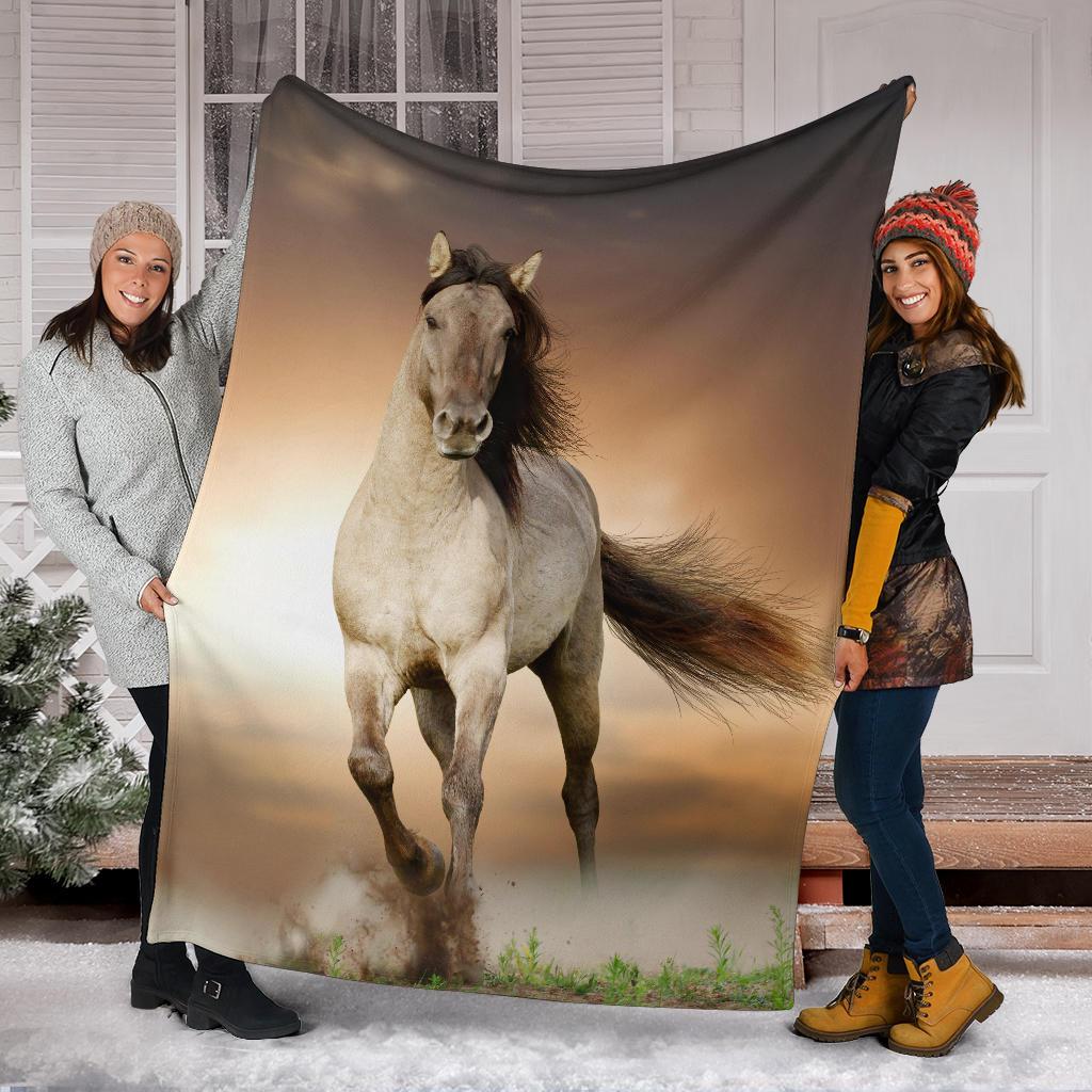 Cavallo Selvaggio-Amaze Style™-Premium BlanketCavallo Selvaggio-Youth (56 x 43 inches / 140 x 110 cm)-Vibe Cosy™