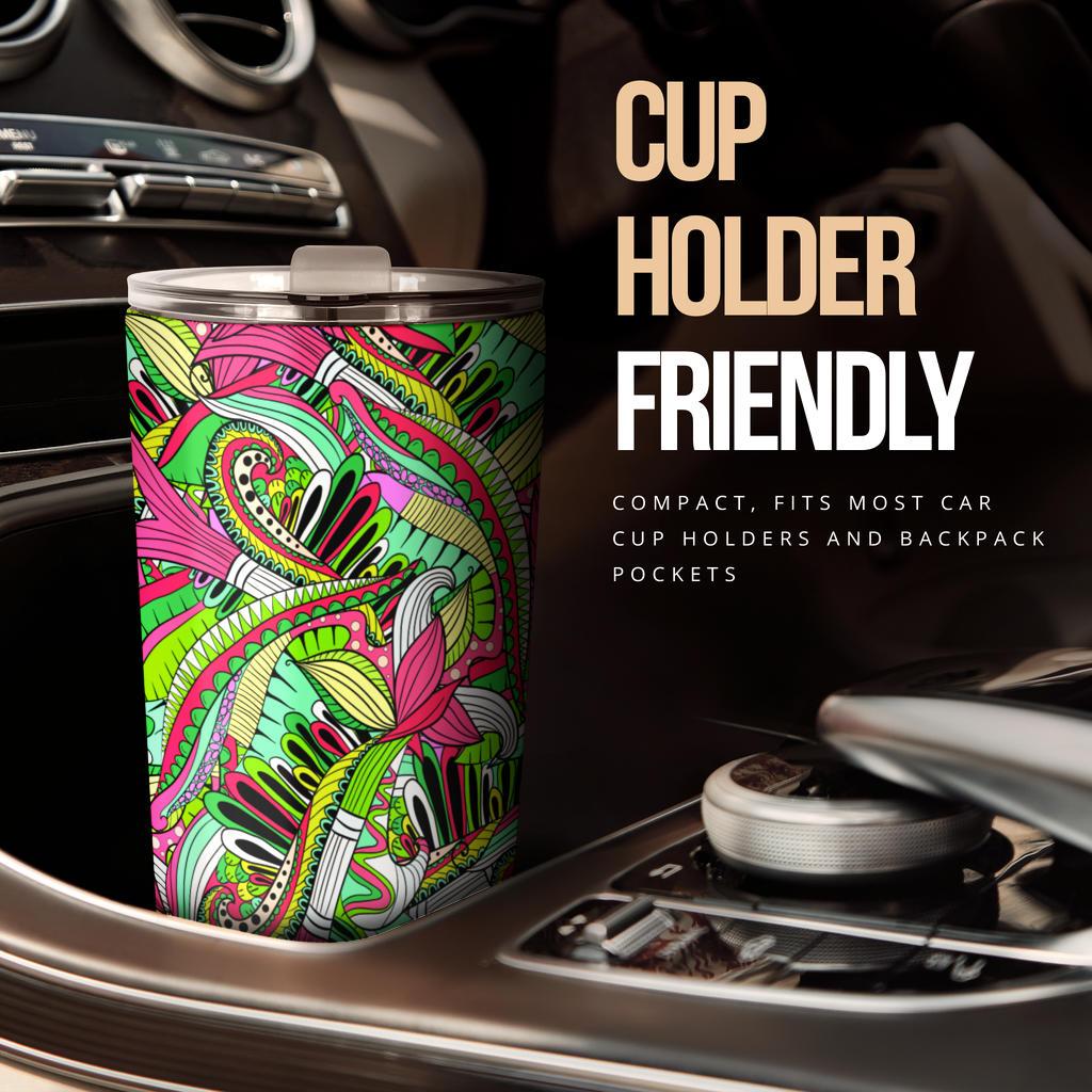 Funky Patterns (Rainbow) - Travel Tumbler-Amaze Style™-Tumbler - Funky Patterns (Rainbow) - Travel Tumbler-20oz Large-Vibe Cosy™