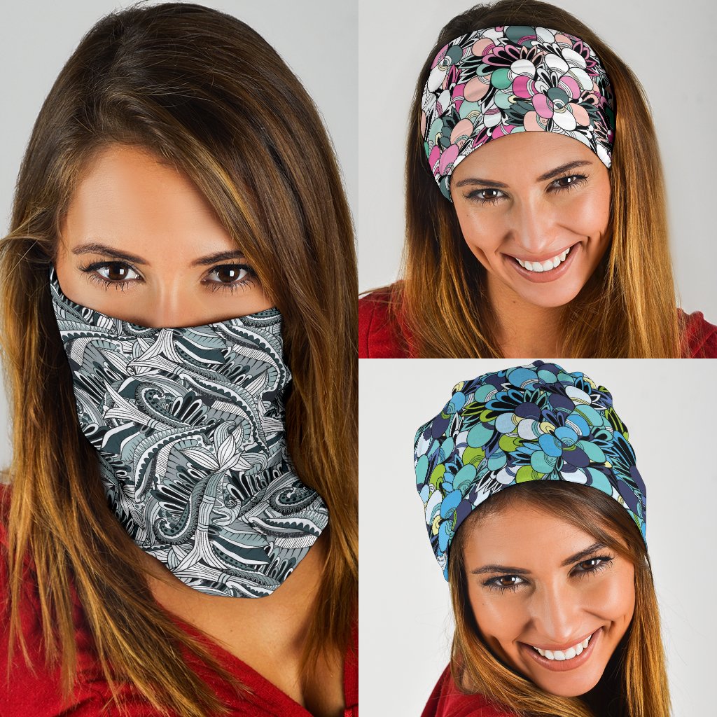 Funky Patterns Set 2 - Bandana 3 Pack-Amaze Style™-Funky Patterns Set 2 - Bandana 3 Pack-Vibe Cosy™
