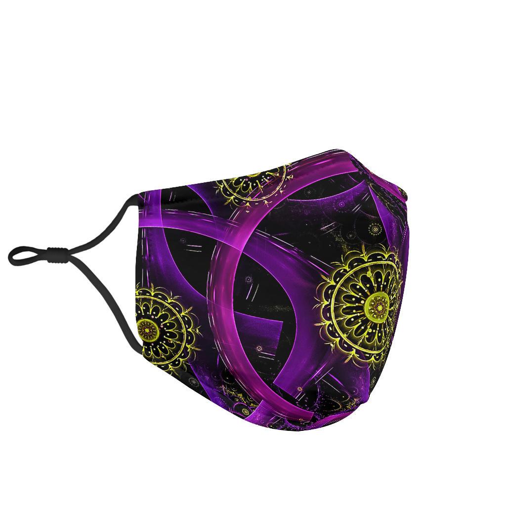 Purple Circle-Amaze Style™-Face Mask - Purple Circle-Adult Mask + 2 FREE Filters (Age 13+)-Vibe Cosy™
