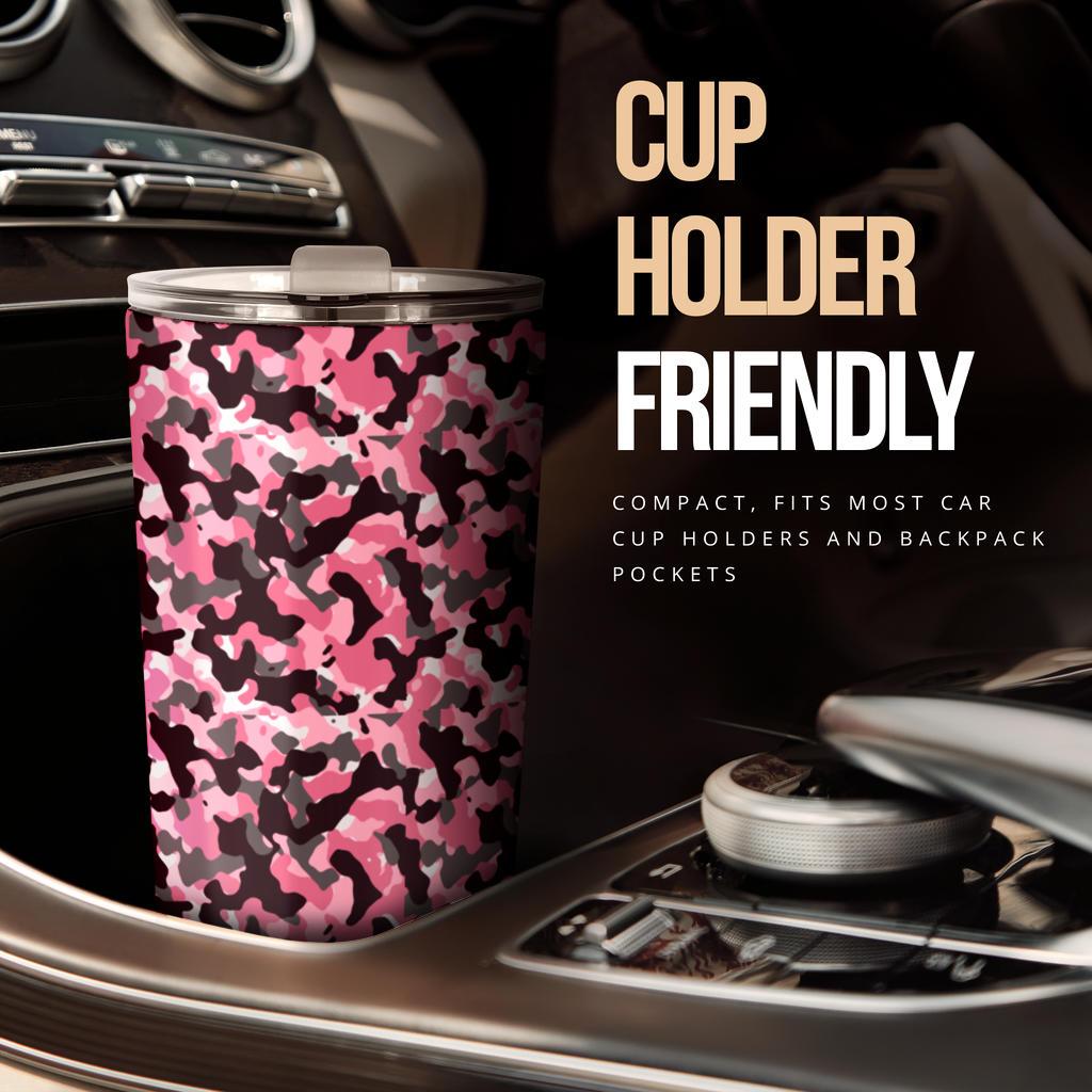 Tumbler Camouflage Pink-Amaze Style™-Tumbler - Tumbler Camouflage Pink-20oz Large-Vibe Cosy™