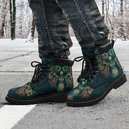 Celtic Tree Of Life Classic Boots For Men And Women TN