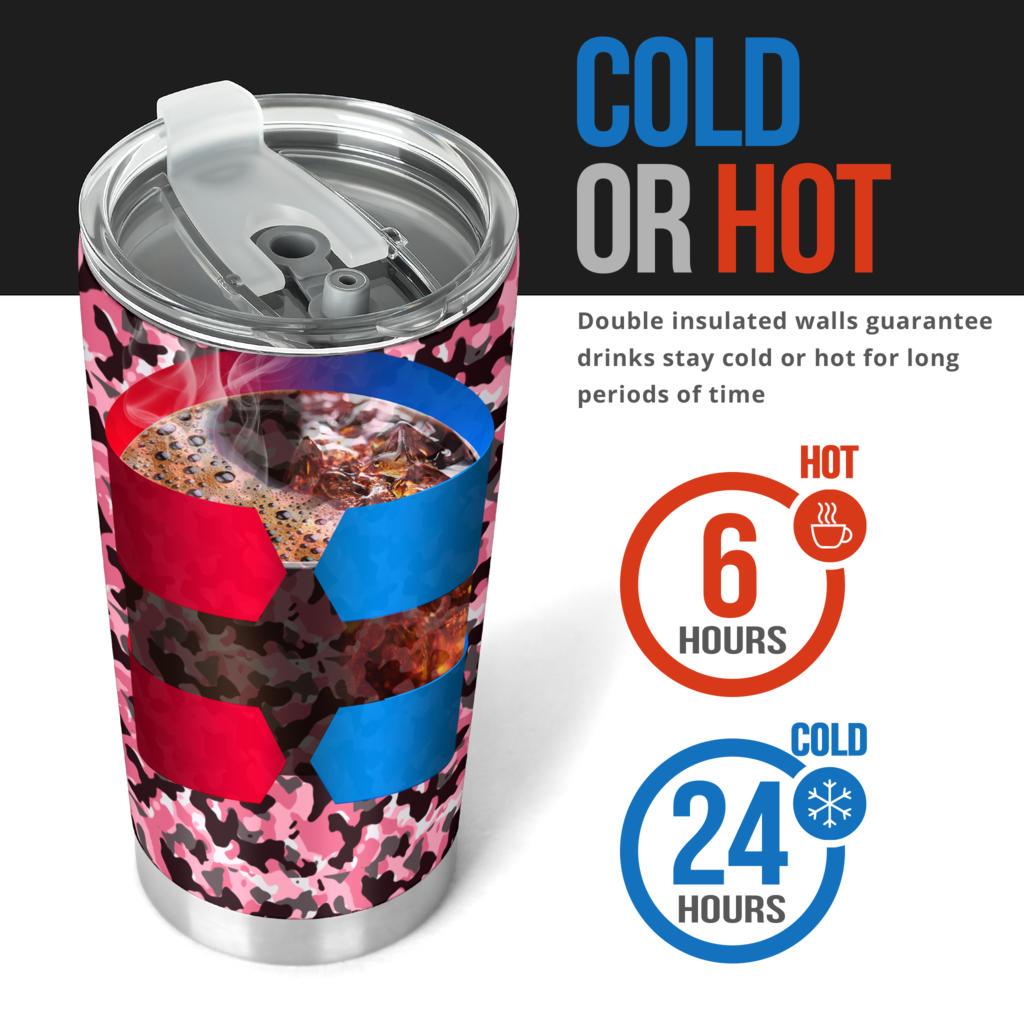Tumbler Camouflage Pink-Amaze Style™-Tumbler - Tumbler Camouflage Pink-20oz Large-Vibe Cosy™