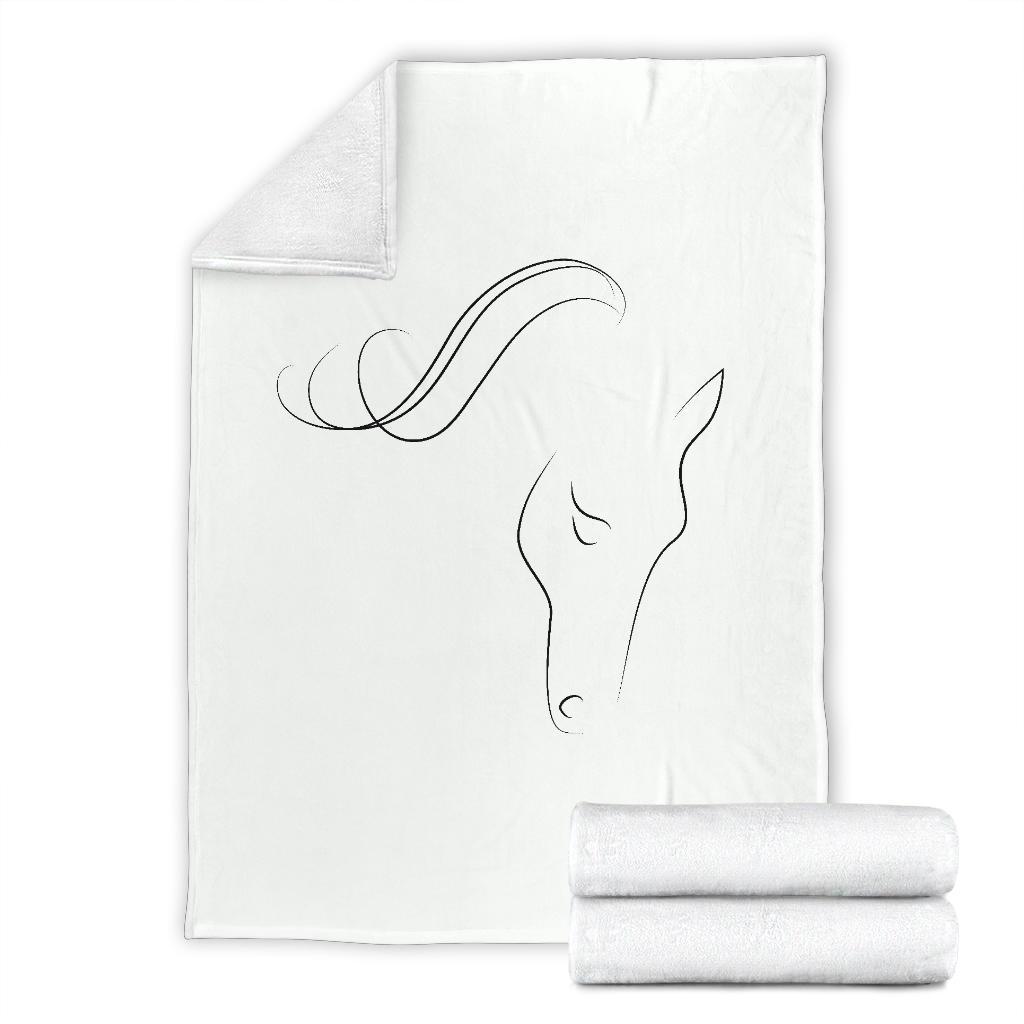 Cavallo Elegante - Coperta in Pile -Amaze Style™-Premium BlanketCavallo Elegante - Coperta in Pile -Youth (56 x 43 inches / 140 x 110 cm)-Vibe Cosy™