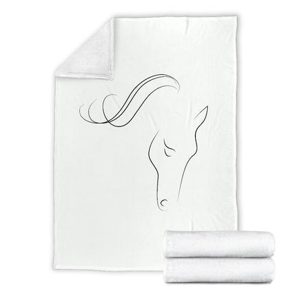 Cavallo Elegante - Coperta in Pile -Amaze Style™-Premium BlanketCavallo Elegante - Coperta in Pile -Youth (56 x 43 inches / 140 x 110 cm)-Vibe Cosy™